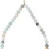 730 HOUSE - Natural Amazonite Beaded Handmade Hanging Ornament