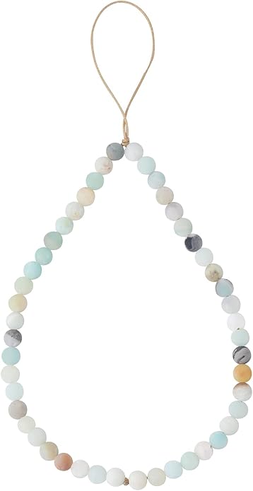 730 HOUSE - Natural Amazonite Beaded Handmade Hanging Ornament