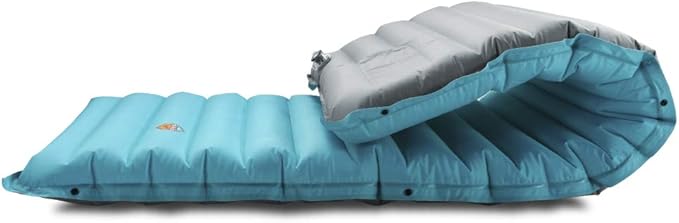 730 HOUSE - Ultralight Foldable Inflatable Sleeping Pad, Portable Waterproof Camping Mat for Hiking, Backpacking, Travel, and Outdoor Activities.