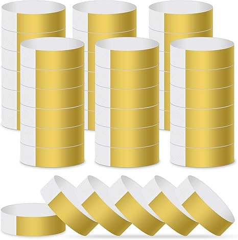 730 HOUSE - Gold Round Sticker Labels Set | Writable Waterproof Labels | Ideal for Organization, Marking, and Decoration (500 Pieces)