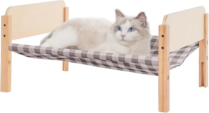 730 HOUSE - Wooden Pet Hammock | Comfortable and Durable Rest Bed for Cats and Dogs