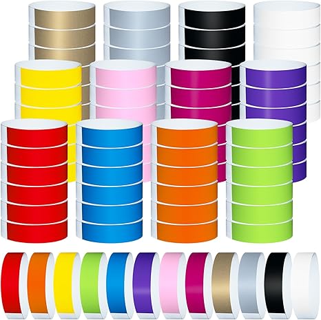 730 HOUSE - Multi-Color PVC Tape Set | 24 Rolls Waterproof Multi-Purpose Labeling Tape (Each roll is 1 inch wide and 16 feet long)