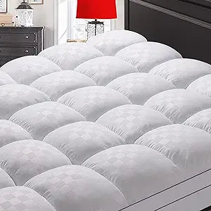 730 HOUSE - Ultra-Soft Thickened Down Mattress Topper | High-Elasticity Breathable Mattress Pad