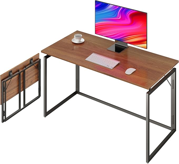 730 HOUSE - Folding Computer Desk, Modern Minimalist Style, Ideal for Home Office or Study Space.