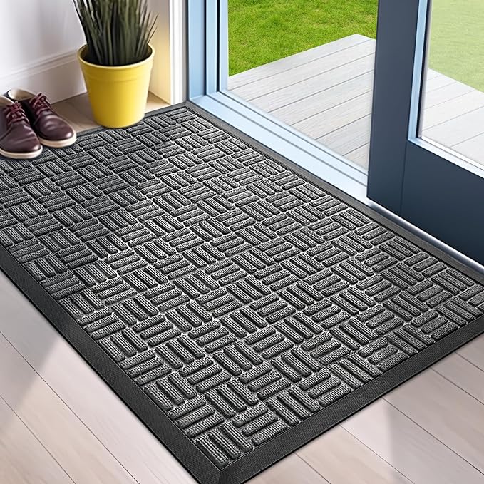 730 HOUSE - Anti-Slip Absorbent Door Mat | Durable Indoor-Outdoor Dust-Resistant Floor Mat